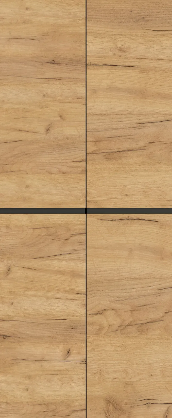 Aktenregal LISSABON 80 x 196 cm Graphit/ Navarra Eiche