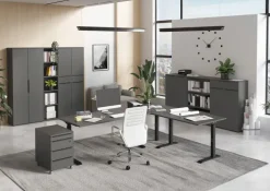 Aktenschrank LORENZ 81x120x40 cm graphit