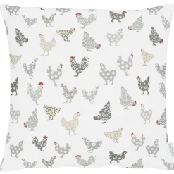 APELT Kissenhülle HÜHNER ALL-OVER 49x49cm mehrfarbig