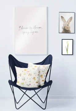 APELT Kissenhülle HÄSCHEN & FRÜHSTÜCKSD. ALL-OVER 40x40cm mehrfarbig