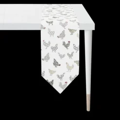 APELT Tischband HÜHNER ALL-OVER 25x175cm mehrfarbig