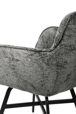 Armlehnenstuhl CARLOS dunkelgrau