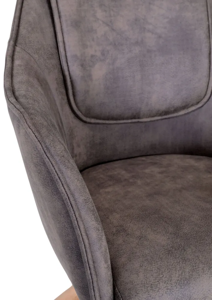 Armlehnstuhl CAJUS braun