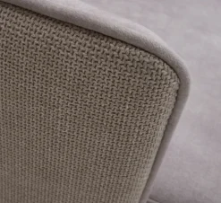 Armlehnstuhl ESTHER beige-braun/schwarz