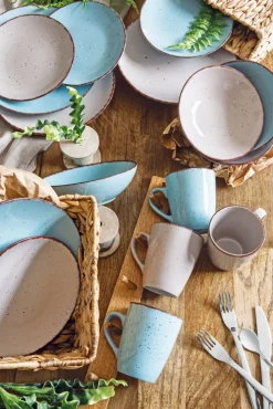 ARTE VIVA Kombiservice NATURLOOK 16-teilig Keramik mehrfarbig