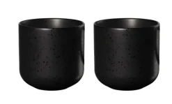 ASA Becher COPPA 2er Set - je 200 ml kuro-schwarz