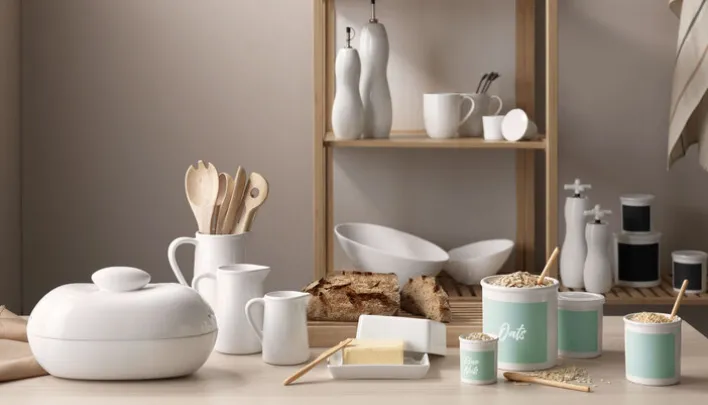 ASA Butterdose GRANDE 8 x 5 x 10.5 cm Keramik weiß