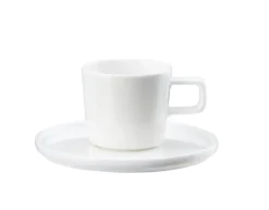 ASA Espressotasse OCO mit Untertasse 6er Set Weiß Keramik