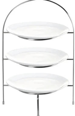 ASA Etagere 3-stöckig 49 cm silberfarbig