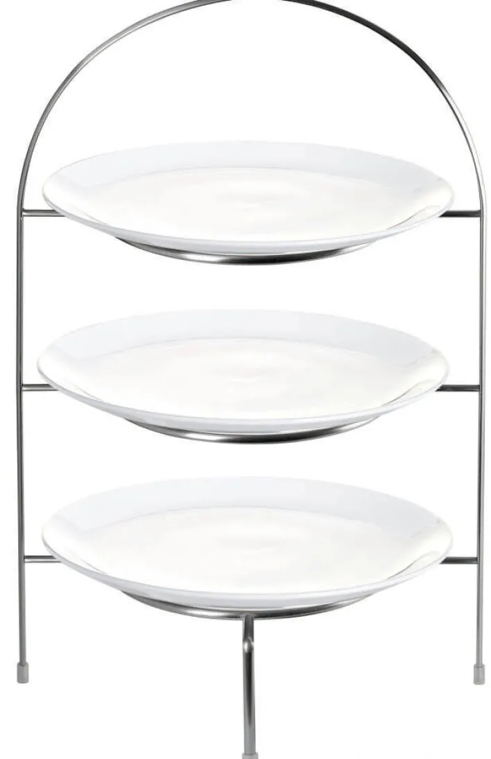 ASA Etagere 3-stöckig 49 cm silberfarbig