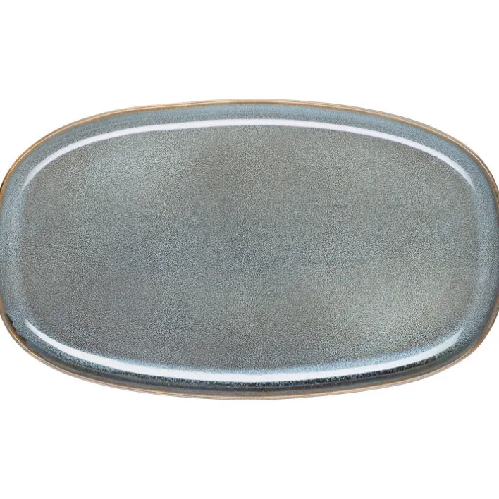 ASA Servierplatte SAISONS Steinzeug denimblau