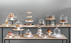 ASA Tortenplatte GRANDE 30 cm Keramik weiß