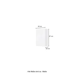 Bad-Hängeschrank BREGENZ grau