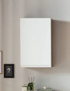 Bad-Hängeschrank GENT weiß/braun 40 cm