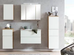 Bad-Hängeschrank GENT weiß/braun 40 cm