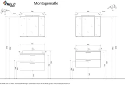 Bad-Hängeschrank LÜTTICH weiß