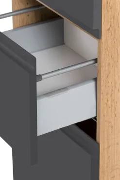 Bad-Hochschrank GENT grau