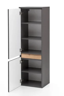 Bad-Midischrank BRÜGGE grau