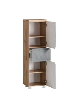 Bad-Midischrank GENT hellgrau/braun 40cm