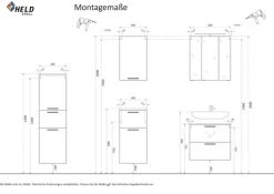 Bad-Midischrank LÜTTICH weiß