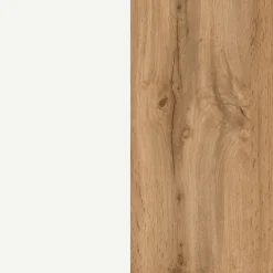 Bad-Seitenschrank GENT weiß/braun 65cm