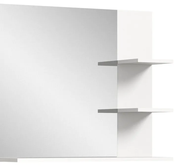 Badspiegel LAREDO 80 x 70 cm Weiß