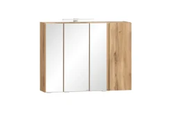 Bad-Spiegelschrank GENT weiß/braun 85cm