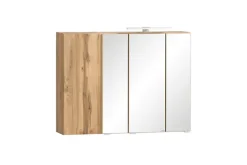 Bad-Spiegelschrank GENT weiß/braun 85cm