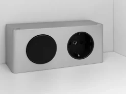 Bad-Spiegelschrank GENT weiß/braun 80cm