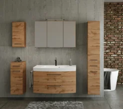 Bad-Spiegelschrank LIMBURG braun 100cm