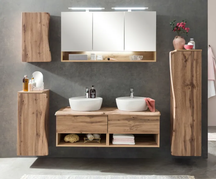 Bad-Unterschrank ANTWERPEN braun 30cm