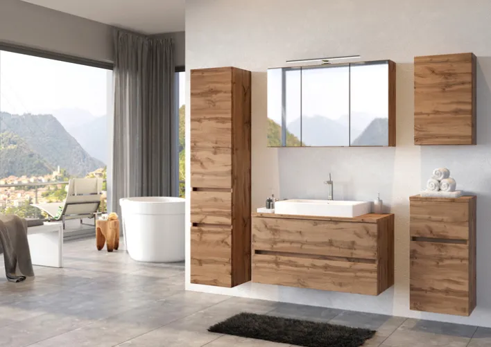 Bad-Unterschrank BREGENZ braun