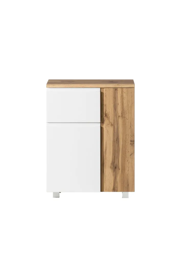 Bad-Unterschrank GENT weiß/braun 65cm