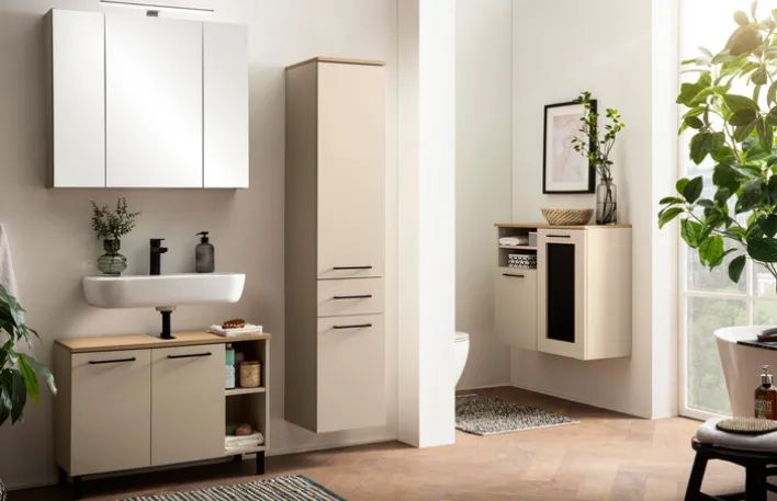 Bad-Unterschrank MALO cremebeige