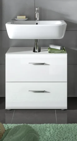 Bad-Waschbeckenunterschrank LOGAN weiß