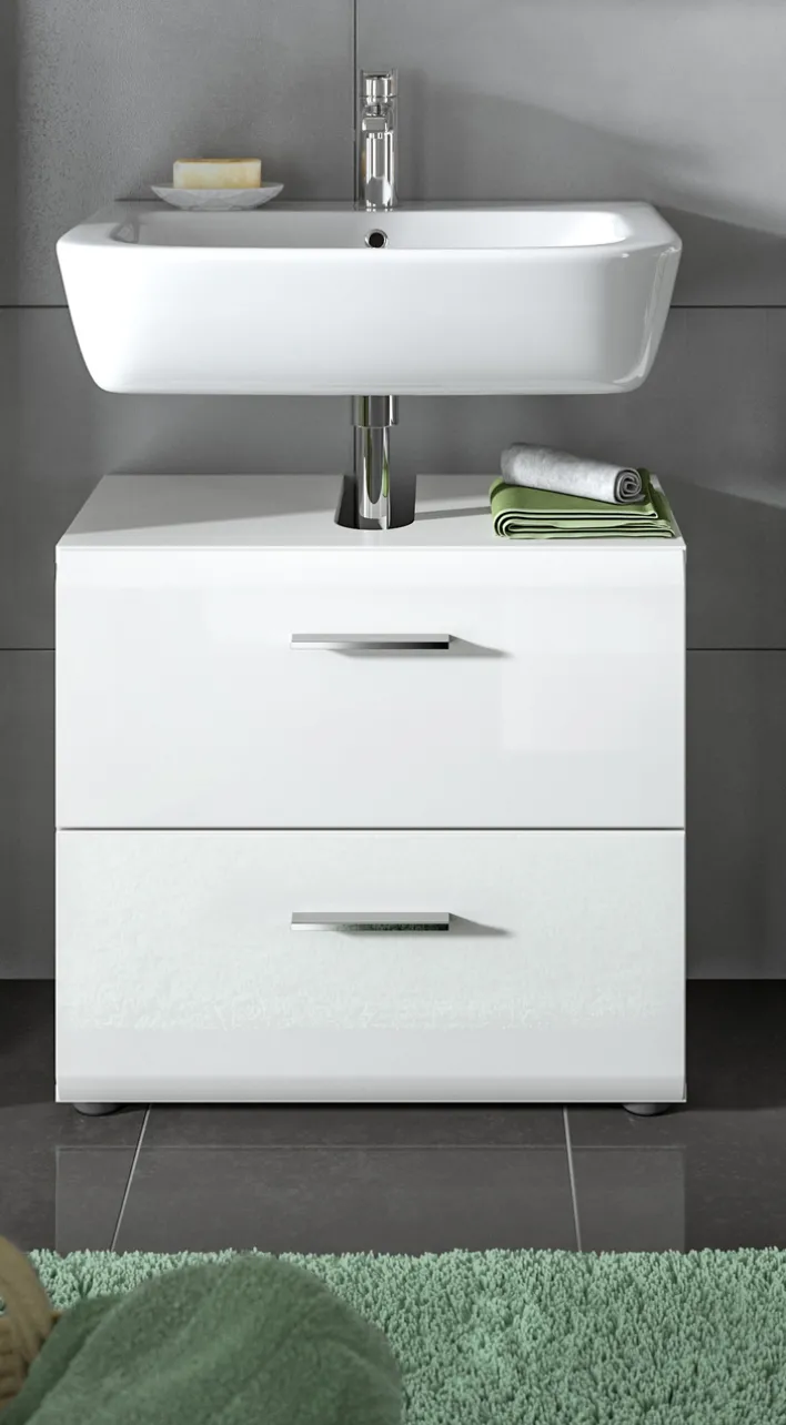 Bad-Waschbeckenunterschrank LOGAN weiß