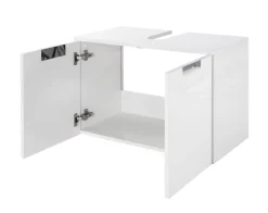 Bad-Waschbeckenunterschrank MARS braun/weiß