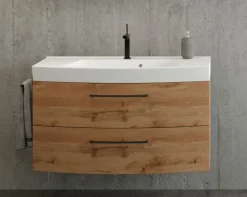 Bad-Waschtisch LIMBURG braun 100cm