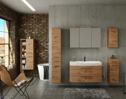 Bad-Waschtisch LIMBURG braun 100cm