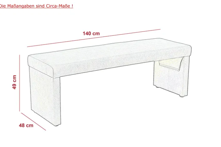 Bank MELANIE I Vintage schlamm