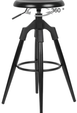 Barhocker Metall schwarz