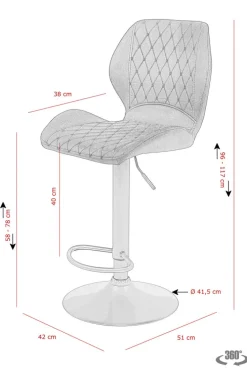 Barstuhl SONJA schwarz