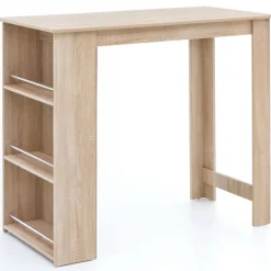 Bartisch 60 x 120 cm braun