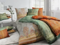 bassetti Mako-Satin-Bettwäsche ELBA V.G1 135 x 200 cm grau