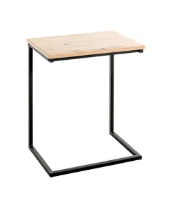 Beistelltisch 40 x 30 cm braun/schwarz