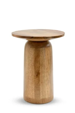 Beistelltisch CALM & COSY Dekor Mango 45 x 35 x 35 cm Braun