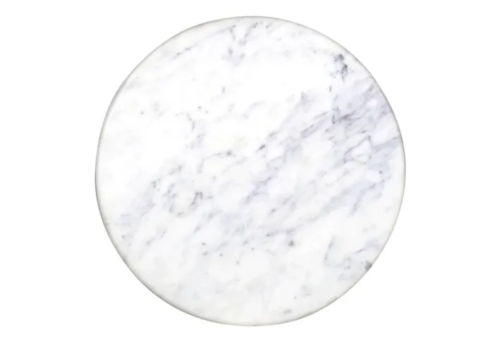 Beistelltisch CHUCK II 30x55 cm weiß/goldfarbig