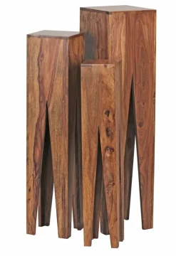 Beistelltisch 3er-Set Sheesham