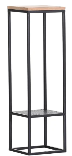 Beistelltisch JAMIE 2-teilig Akazie massiv/ schwarz