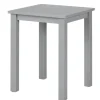Beistelltisch LENNART 45x55x45 cm Massivholz grau